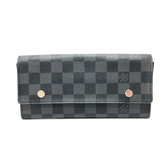 LOUIS VUITTON Damier Graphite Portefeuille-Ron-Modular Wallet Long Wallet - Picture 1 of 12